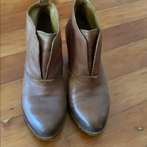 Lucky brand leather booties
